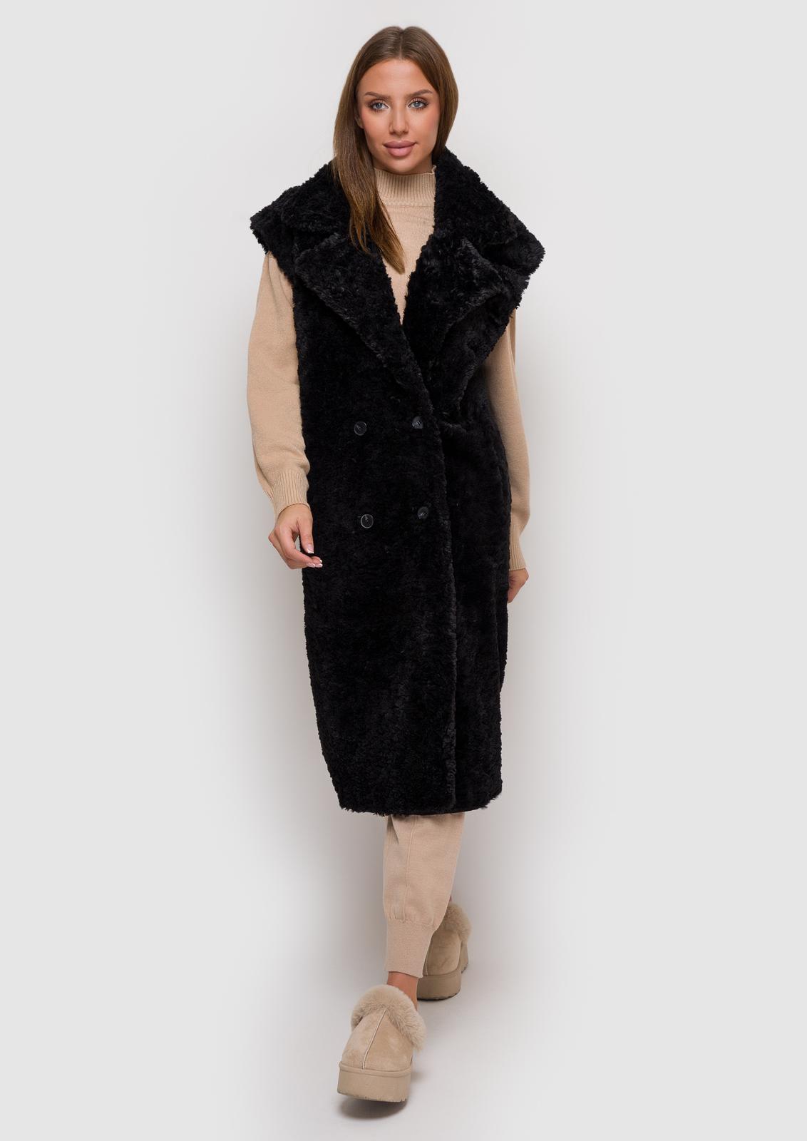 消費税無し Samange vest fur eco Double-sided buy store online the in ジャケット・アウター